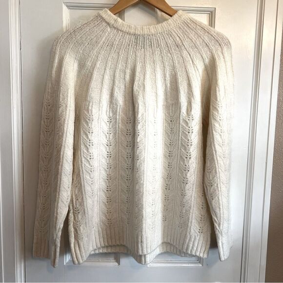 NWT Cream Christopher & Banks Sweater - Picture 2 of 6